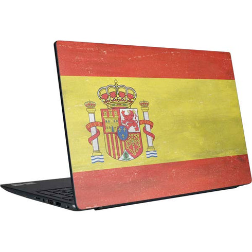 Spain Flag Distressed Dell Vostro Skin